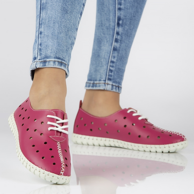 Läderskor Filippo DP1225 / 20 Fh rosa 1