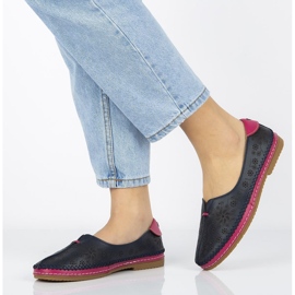 Läderskor Filippo DP1224 / 20 Nv marinblå 1