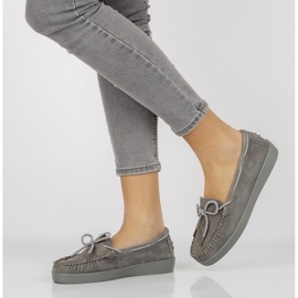 Läderskor Filippo DP1200 / 20 Gr grå 1