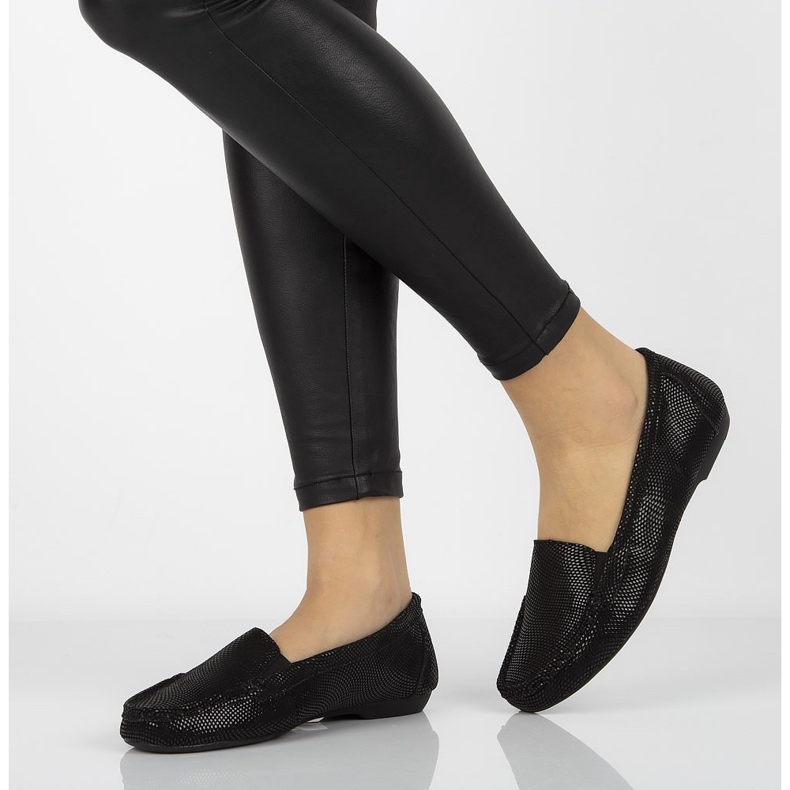 Lädermockasiner Filippo DP005 / 20 Bk svart 2