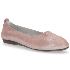 Läderballerinor Filippo DP1337 / 20 Pi rosa 2