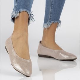 Läderballerinor Filippo DP1337 / 20 Pi rosa 1