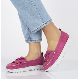 Läderskor Filippo DP021 / 20 Fh rosa 1