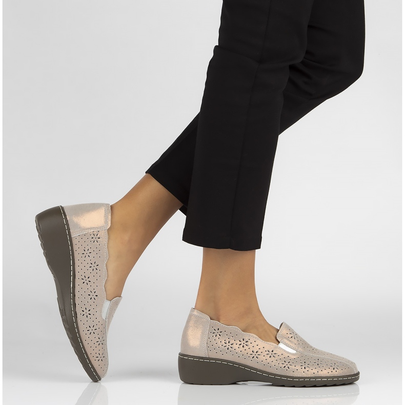 Filippo DP754 / 20 Go Gold skor rosa gyllene gul 2