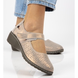 Läderskor Filippo DP1319 / 20 Go golden gyllene 1