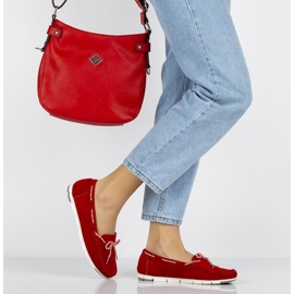 Röda Filippo DP1403 / 20 Rd läderskor 2