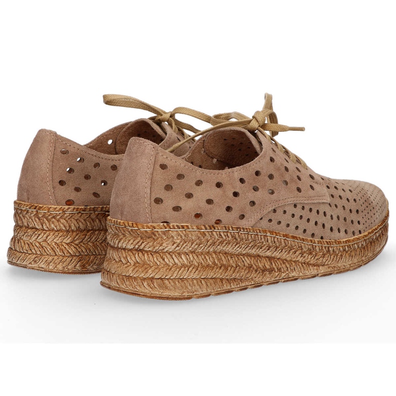 Skor Filippo 20071 Velour Taupe brun 2