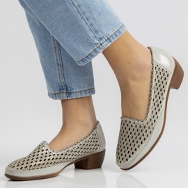 Läderskor Filippo DP748 / 20 Si silver silver- 2