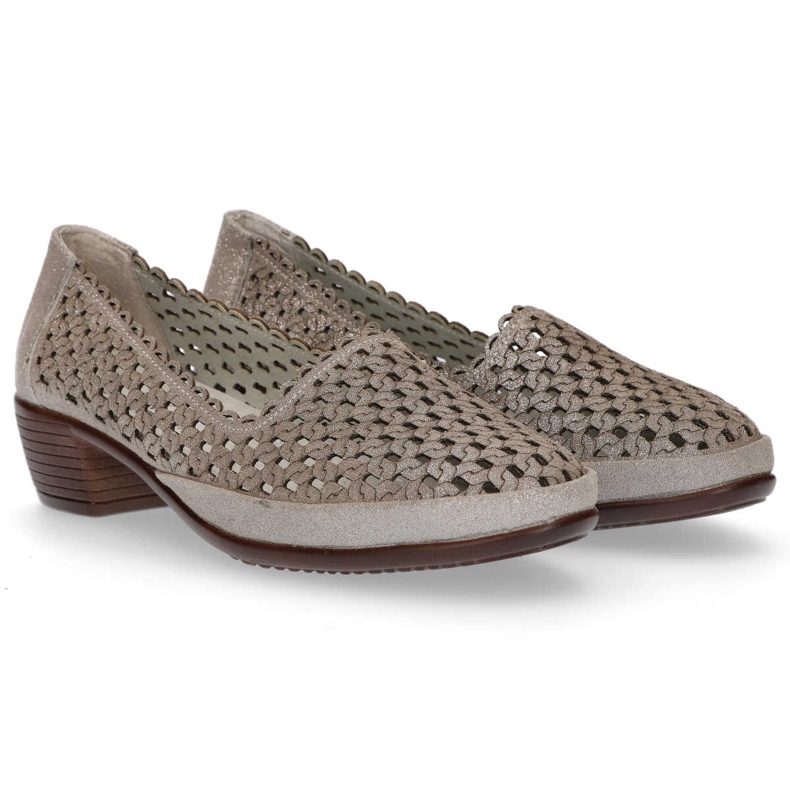 Läderskor Filippo DP748 / 20 Gr grå 2