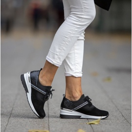 Lädersneakers Filippo DP1388 / 20 Bk svarta 2