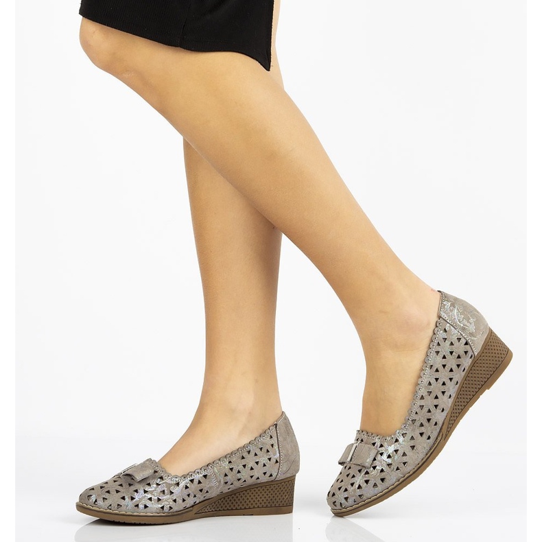 Läderskor Filippo DP752 / 20 Gr grå 1