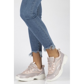 Skinnsneakers för dam Filippo DP1411 / 20 Pi rosa 1