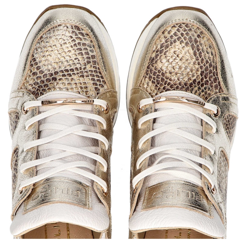 Filippo 460 Golden R2 Vita Skor gyllene 1