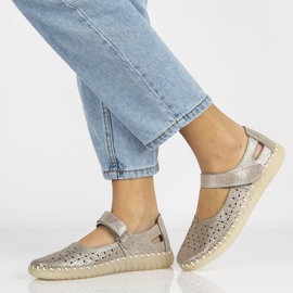 Läderskor Filippo DP1262 / 20 Si silver silver- 1