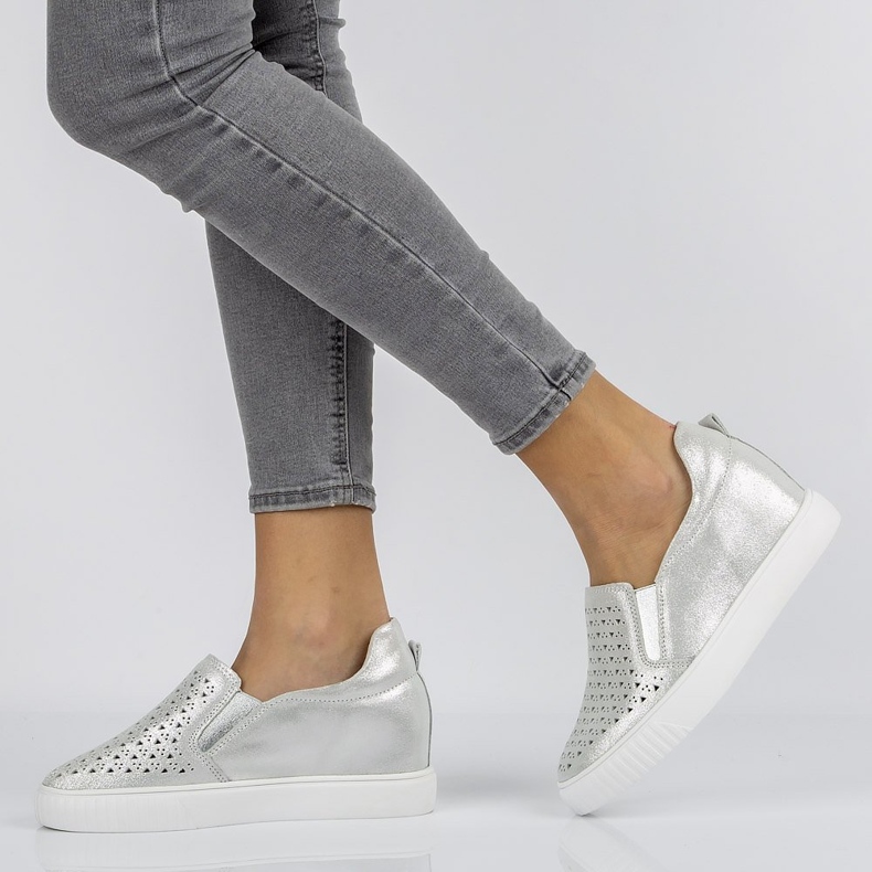 Läderskor Filippo DP1398 / 20 Si silver 1