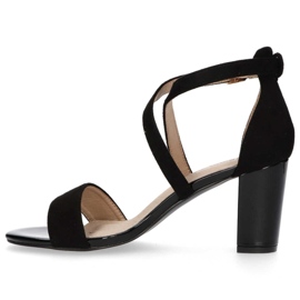 Filippo DS1276 / 20 Bk svarta sandaler 1