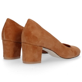 Filippo 1512 Velour Kork pumps brun 2