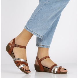 Lädersandaler Filippo DS1333 / 20 Br brun 1