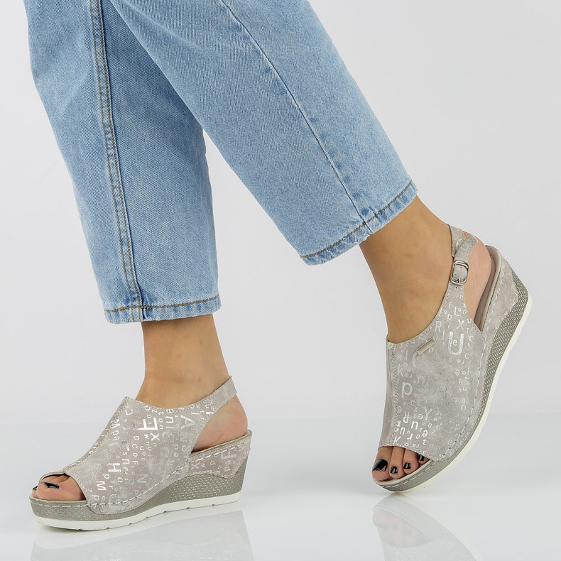 Filippo DS758 / 20 Gr Grå sandaler 1