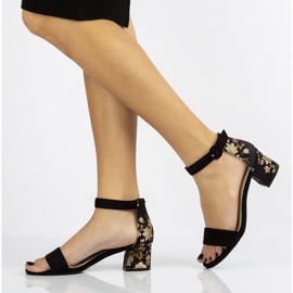 Filippo DS1283 / 20 Bk svarta sandaler 1