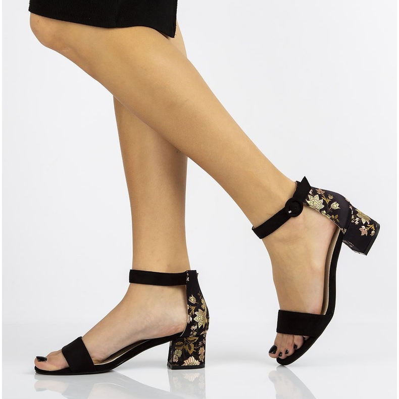 Filippo DS1283 / 20 Bk svarta sandaler 1