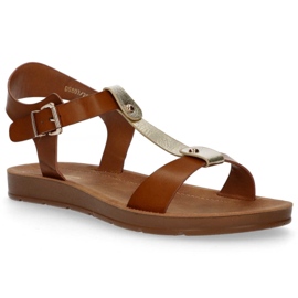 Filippo DS105 / 20 Br bruna sandaler gul 1