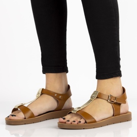 Filippo DS105 / 20 Br bruna sandaler gul 2