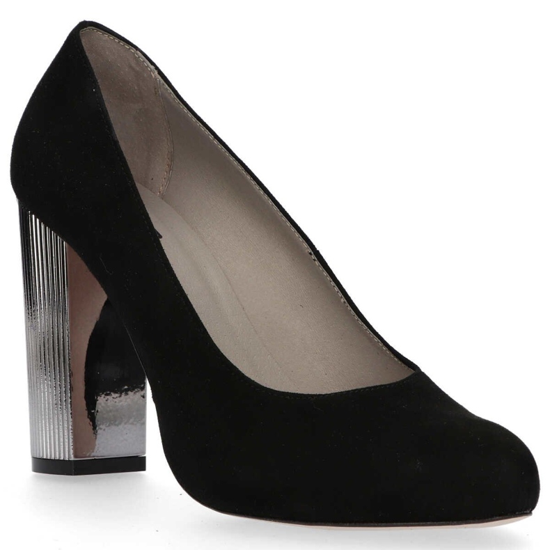 Filippo 1440 Black Mocka Pumps svart 2
