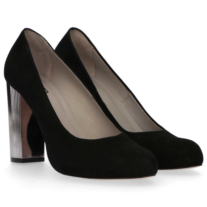 Filippo 1440 Black Mocka Pumps svart 1