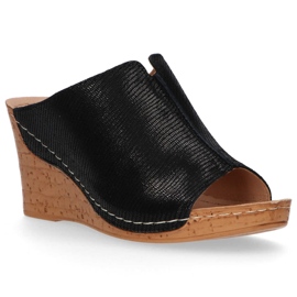 Skinntofflor Filippo DK786 / 20 Bk svarta 2