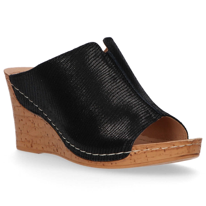 Skinntofflor Filippo DK786 / 20 Bk svarta 2