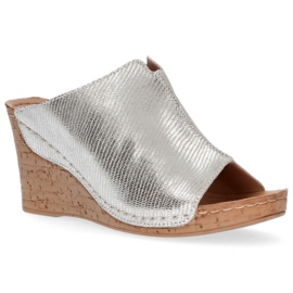 Skinntofflor Filippo DK786 / 20 Si silver silver- 2