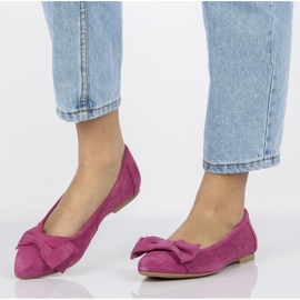 Läderballerinor Filippo DP1329 / 20 Fh rosa 2