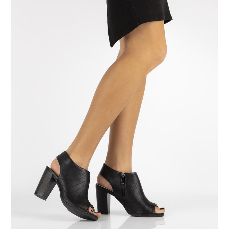 Filippo DBT44 / 16 Bk Svarta sandaler 1