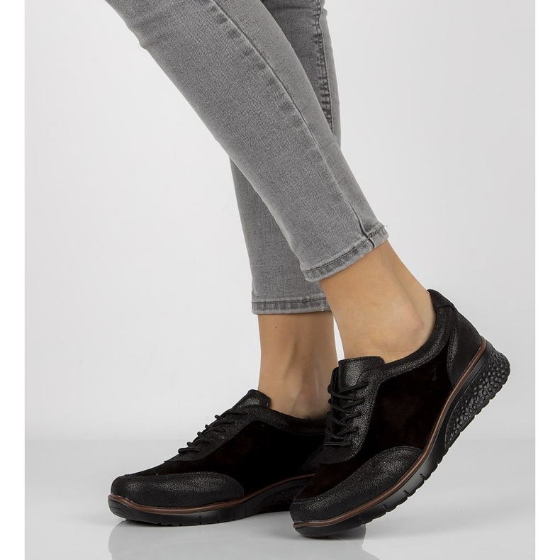 Läderskor Filippo DP1509 / 20 Bk svart 2