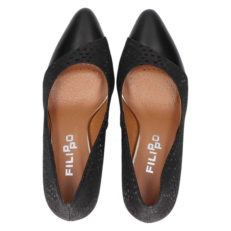 Filippo Premium 2104 K-Lico Black Pumps svart 1