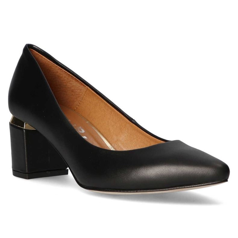 Filippo Premium 2047 Black Lico pumps svart 1