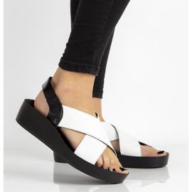 Lädersandaler Filippo DS2060 / 21 Wh vit 1