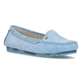 Läder loafers Filippo DP2037 / 21 Bl blå 1