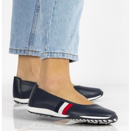 Läderskor Filippo DP2063 / 21 Nv marinblå 2