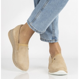 Läder Sneakers Filippo DP1500 / 21 Be beige 2