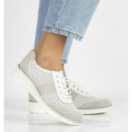 Läderskor Filippo DP028 / 21 Wh vitsnörade 2