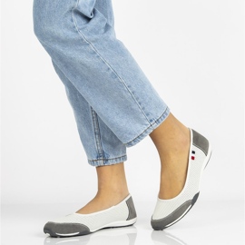 Läderskor Filippo DP142 / 21 Wh Gr vit-grå 2