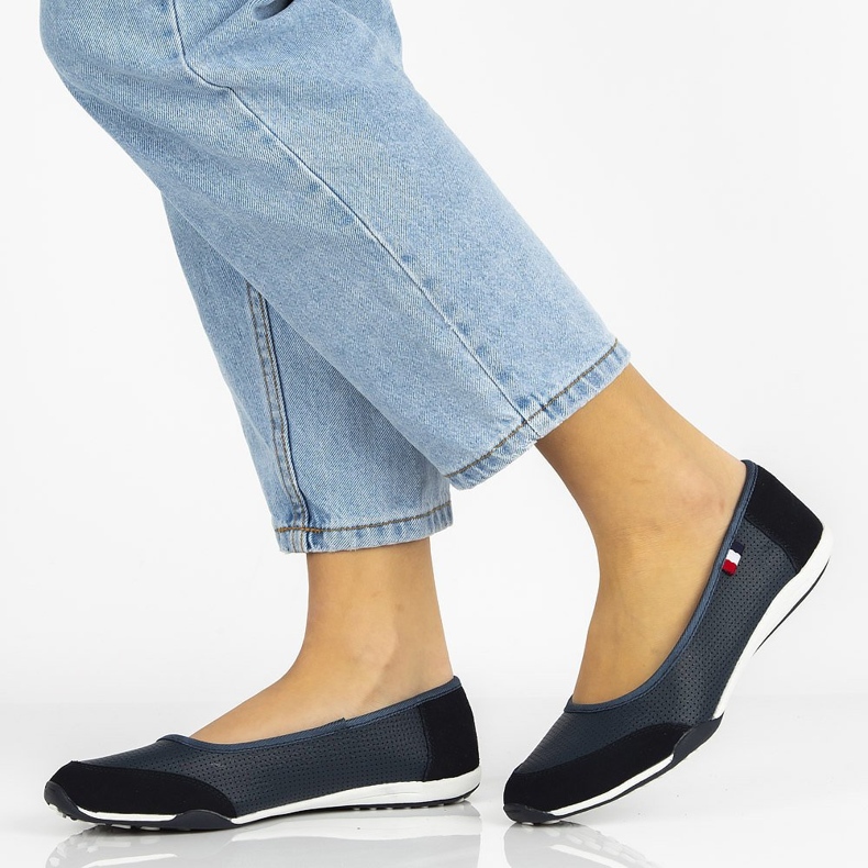 Läderskor Filippo DP142 / 21 Nv marinblå 2