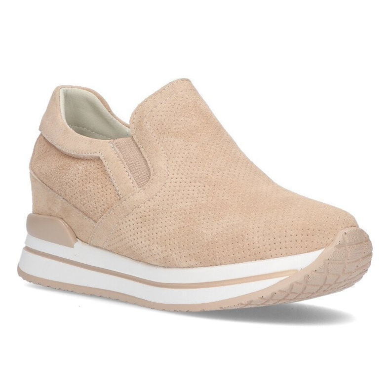 Lädersneakers Filippo DP1512 / 21 Beige 1