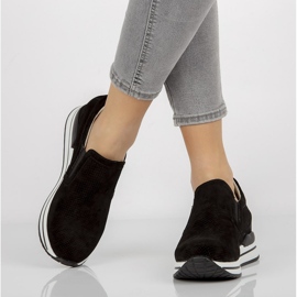 Lädersneakers Filippo DP1512 / 21 Bk svarta 1