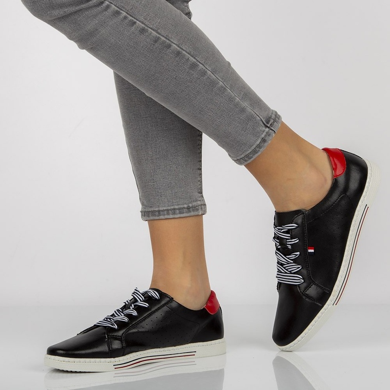 Läderskor Filippo DP2154 / 21 Bk svarta 1