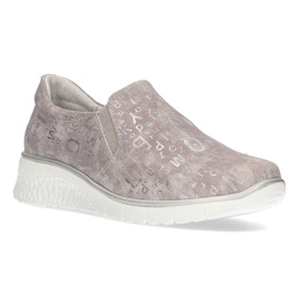 Läderskor Filippo DP1325 / 21 Gr grå 1