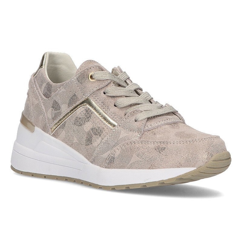 Lädersneakers Filippo DP2003 / 21 Go guld gyllene 1