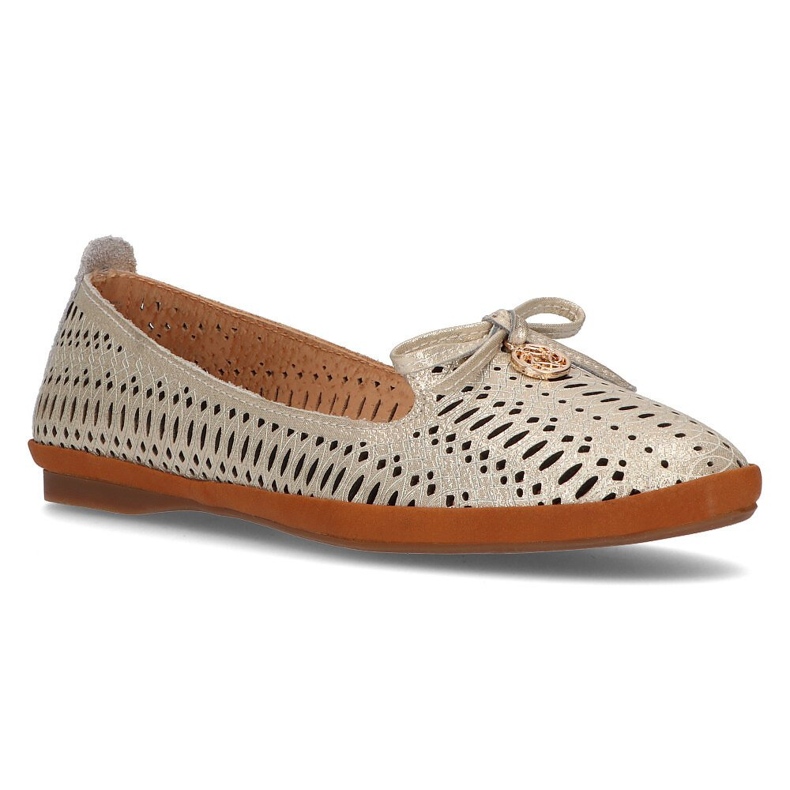 Genombrutna läderherrar Filippo DP2034 / 21 Go golden gyllene 1